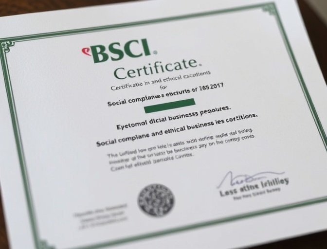 BSCI Certificate