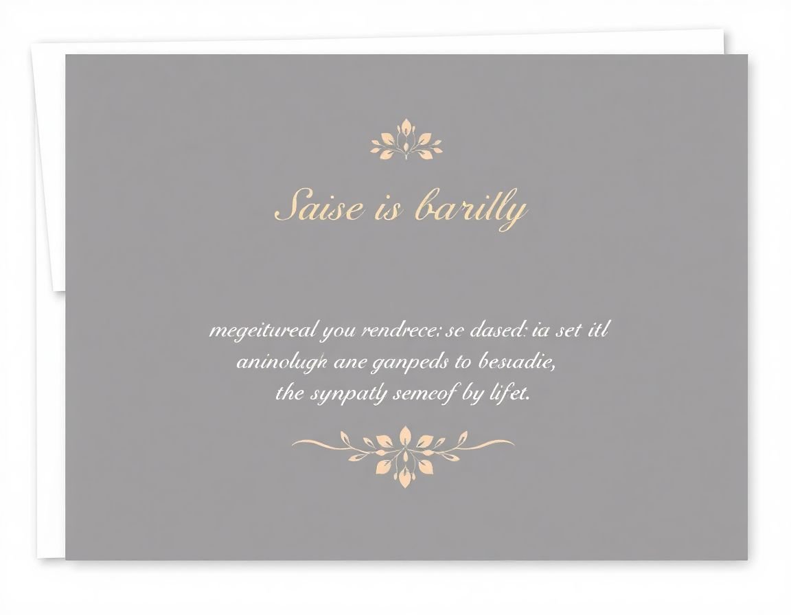 Sympathy Card