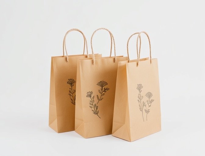 Kraft Flower Bag
