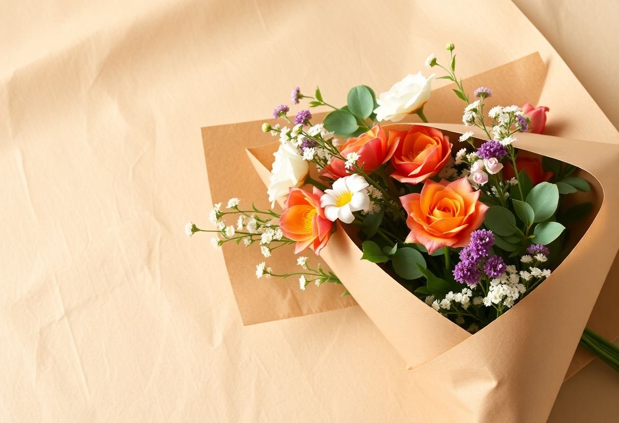 Kraft Flower Wrap