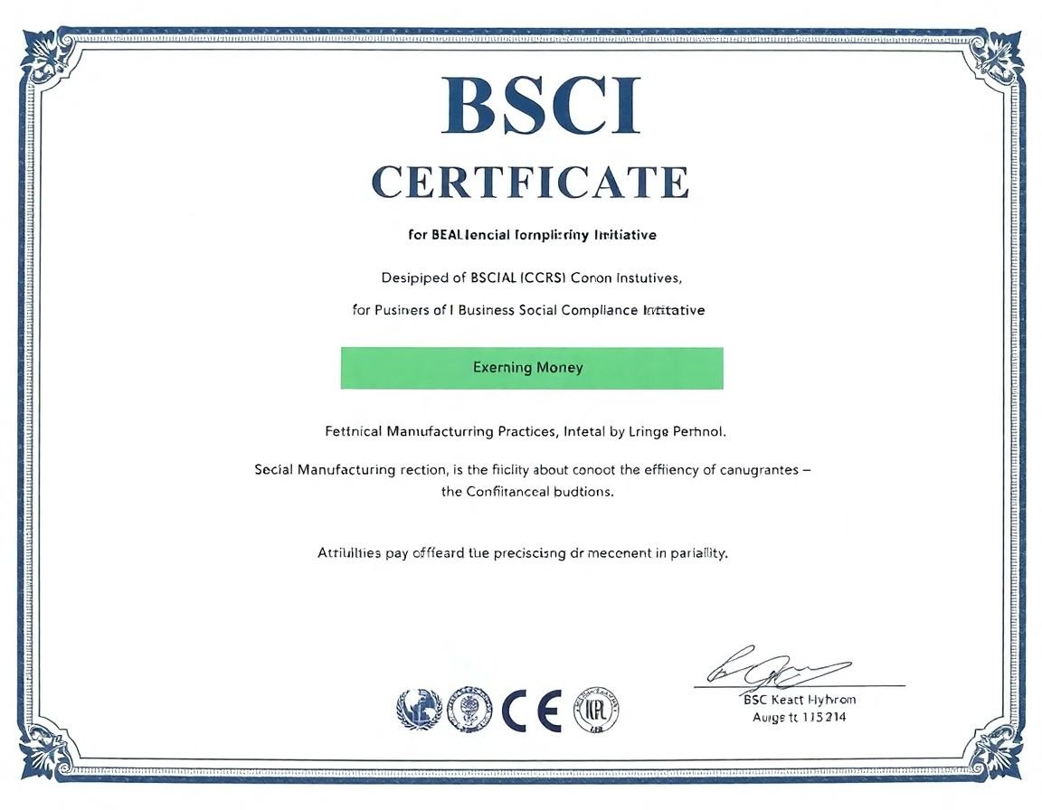BSCI Certificate