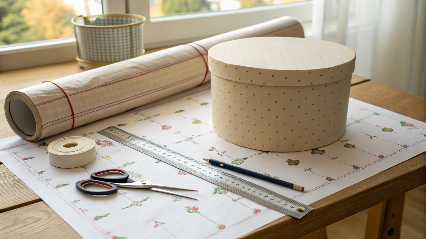 How Do You Perfectly Wrap a Cylinder-Shaped Gift?